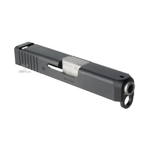 Glock 26 Slide Set for Aluminum Black/Silver Barrel