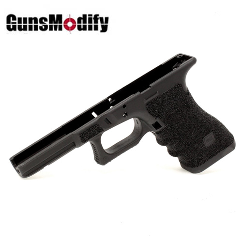 Guns Modify Polymer Gen 3 RTF Frame (Stippling T Style) for Tokyo Marui Model 17 - Black