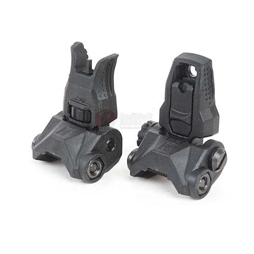 PTS EP Back Up Iron Sight Set (EP BUIS) Front &amp; Rear - Black
