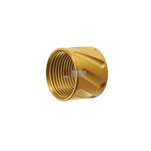 Airsoft Surgeon Diagonals Knurled Thread Protector - 14mm CCW - Gold