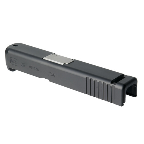 Glock 26 Slide Set for Aluminum Black/Silver Barrel