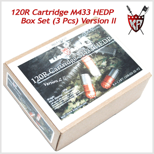 120R Cartridge M433 HEDP Box Set (3 Pcs) Version II