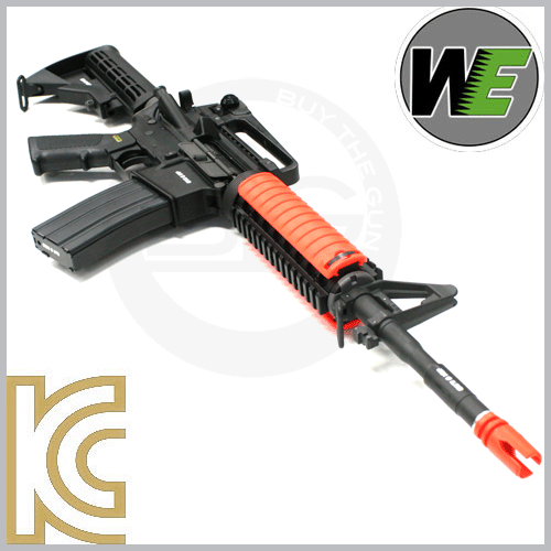 WE M4A1 RAS GBB Rifle-Open Chamber System