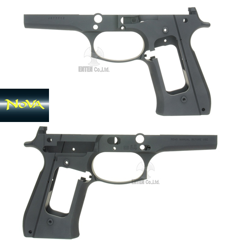 M92FS Slide+Beretta M92FS New Style Frame Set for Marui M9A1-Aluminum Black