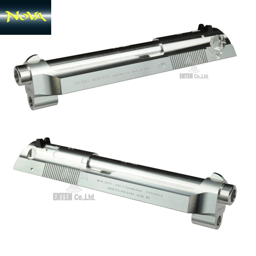 Beretta M92FS INOX Slide &amp; M9 Frame Set for Marui M9A1 -Naked Silver
