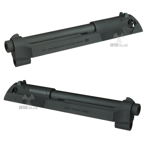 Beretta M9 Slide Set+ M9 Frame Set for Marui M9A1 -Aluminum Black