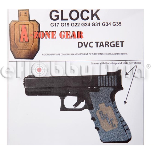 A-Zone Custom Gear Grip Tape - DVC Target (Glock)