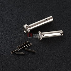 ALPHA PARTS B TYPE CNC STAINLESS RECEIVER PIN FOR ALL M4 GBB / SYSTEMA PTW - SILVER