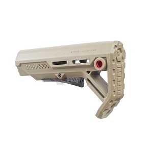 STRIKE INDUSTRIES VIPER MOD 1 MIL-SPEC CARBINE STOCK FOR M4 GBBR - FDE / RED