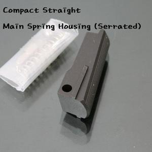 WA Compact Straight Main Spring Housing (Serrated)-Black