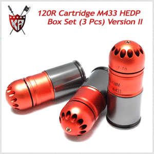 120R Cartridge M433 HEDP Box Set (3 Pcs) Version II