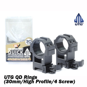 UTG QD Rings (30mm/High Profile/4 Screw)