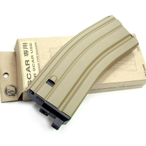 WE 30 Rds Magazine for M4 Series ( Open-Chamber System, Tan )