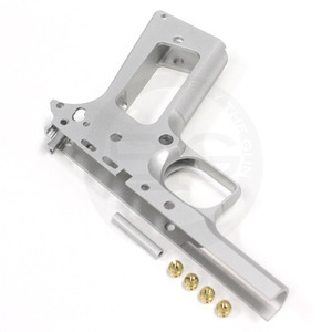   Airsoft Surgeon Limted Single Stack TM 1911 Frame (Squre Trigger Guard /Silver)