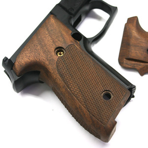 SIG SIGARMS P228 228 Walnut Grips Beautiful! w/Side Decocker/Safety/MagRelease 