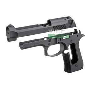 Shooters Design Aluminium Slide &amp; Frame Set ( US 9mm M9 ) For Marui M9A1 ( Black ) 