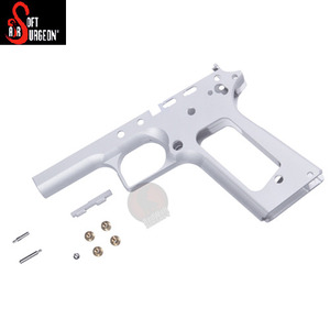 Airsoft Surgeon Limted Single Stack TM 1911 Frame Infinity (Square Trigger Guard / Silver)