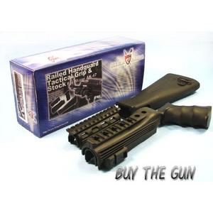 King Arms Rail Handguard Tactical Grip &amp; Stock For AK-47