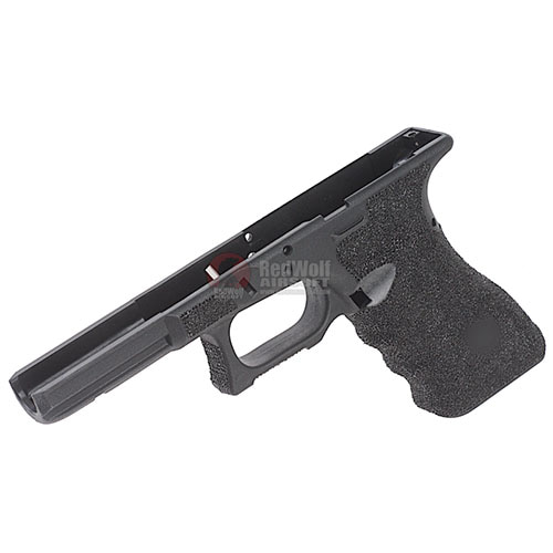 Guns Modify Polymer Gen 3 RTF Frame (Stippling S Style) for Tokyo Marui Model 17 - Black