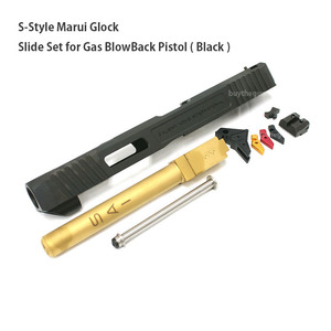 S-Style Marui Glock Slide Set for Gas BlowBack Pistol ( Black ) 