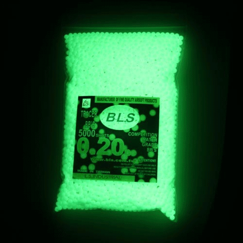 BLS社 0.2g 정밀 야광탄 5000발 팩(극초정밀)