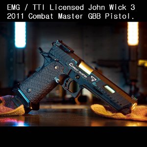 [입고 완료] EMG / TTI Licensed John Wick 3 2011 Combat Master GBB Pistol.