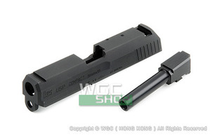 Shooters Design Metal Slide &amp; Barrel for KSC USP Compact System 7 ( Black )