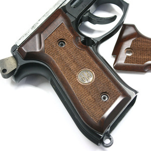 Beretta 92F 92FS 96 M9 FullSized Fine Walnut Pistol Grips w/Medallions NEW&amp;SWEET 
