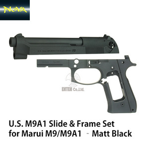 U.S. M9A1 Slide &amp; Frame Set for Marui M9/M9A1 –Matt Black